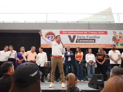 El candidato del MC a la gubernatura de Jalisco aseveró que se comprometerá al cuidado del Lago de Chapala. CORTESÍA