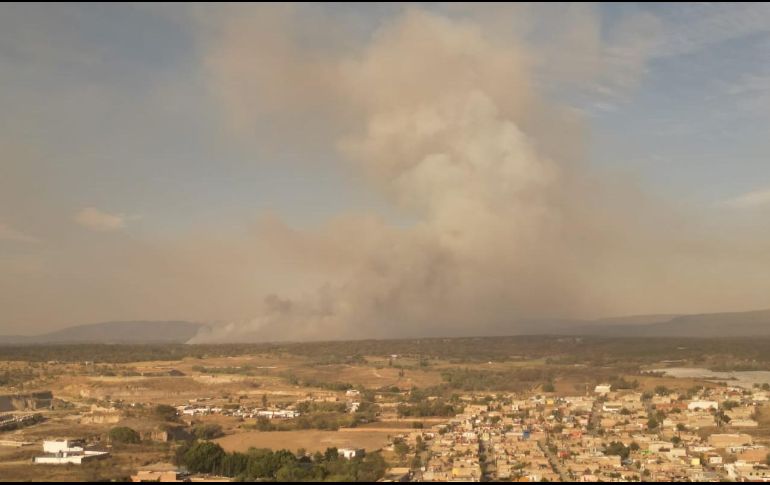 Semadet llamó a la población a tomar precauciones como la protección de grupos sensibles por el humo. ESPECIAL