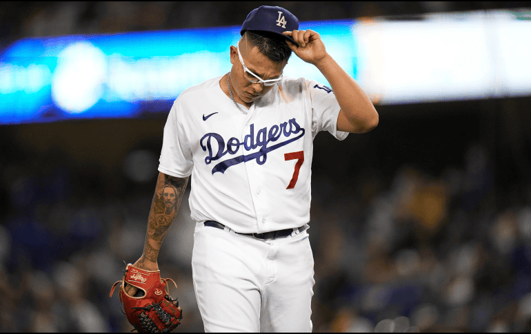 La sentencia sobre Julio Urías se dio luego de que la Fiscalía de Distrito del condado de Los Ángeles decidió no presentar cargos de delito grave y dejar la acusación como una falta. AP / ARCHIVO