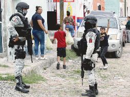 La presencia de la Guardia Nacional se ha incrementado en el territorio nacional en medio de las campañas electorales. AFP