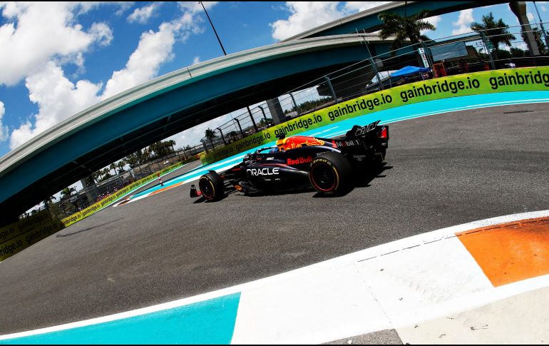 Max Verstappen impresionó con un tiempo de 1:28.595 minutos. AFP / C. Graythen