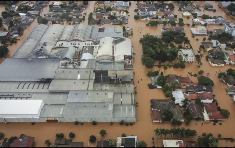 El nivel del agua fue el más alto desde que se comenzaron a llevar registros, hace casi 150 años. AP / C. MACEDO