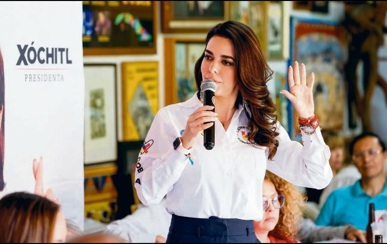 Laura Haro plantea soluciones prácticas para el problema del agua en Jalisco. ESPECIAL