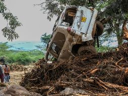 El número de personas desplazadas ascendió a 212 mil 630, mientras cerca de 223 mil 200 se han visto afectadas en todo el país por el fenómeno. EFE/D. IRUNGU