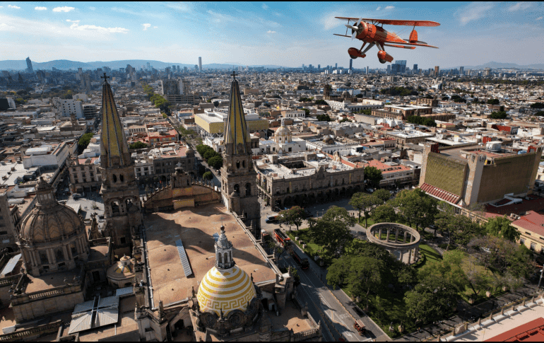 Diversas empresas privadas ofrecen la opción de vuelos panorámicos sobre Guadalajara. EL INFORMADOR/ ARCHIVO