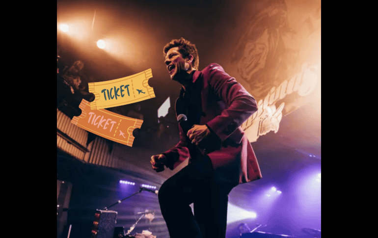 Brandon Flowers vocalista de The Killers en concierto.  (The Killers)