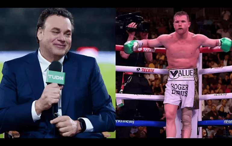 Faitelson participó en la transmisión de TUDN de manera remota y en un estudio provisional que se hizo en un cuarto de hotel. ESPECIAL