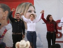 Delgadillo aseguró que se va a invertir en el desarrollo de un campo de fútbol para fomentar la práctica deportiva entre los habitantes. ESPECIAL.