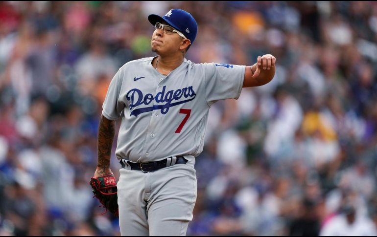 En 2022, Julio Urías lideró la Liga Nacional en efectividad con un promedio de 2.16. AP / ARCHIVO