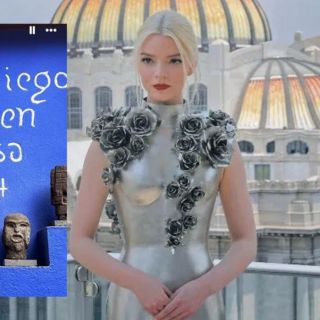 La actriz Anya Taylor-Joy visita la Casa Azul de Frida Kahlo