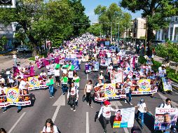 Las madres buscadoras exigen la unificación para lograr la paz en México que ha dejado más de 100 mil desaparecidos, desde 1962. EL INFORMADOR/ A. Navarro.