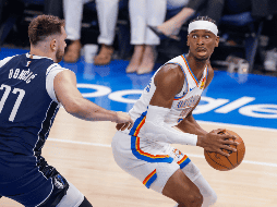 Shai Gilgeous-Alexander anotó 29 puntos en la victoria de Oklahoma. EFE/EPA/A. Davis