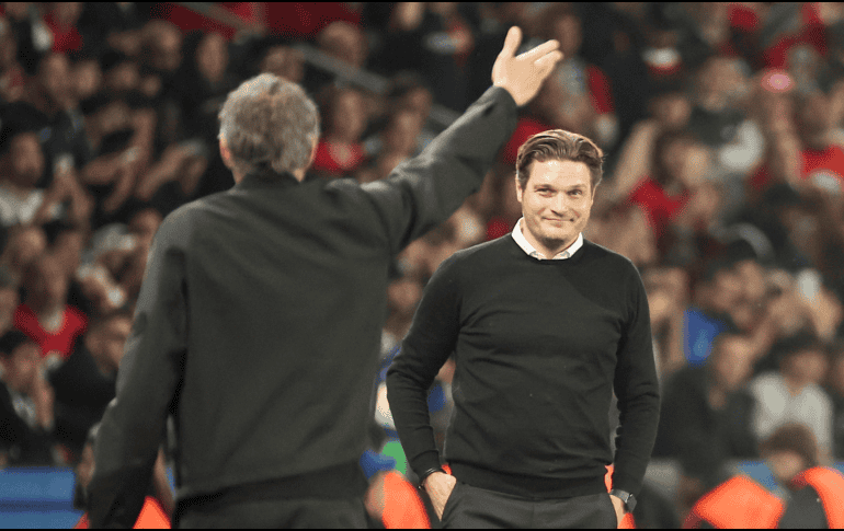 Edin Terzic dijo que avanzar a la final es toda una experiencia “irreal”. EFE/EPA/C.Petit