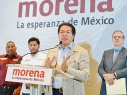 El dirigente nacional de Morena pidió a la oposición que se retiren las máscaras. ESPECIAL