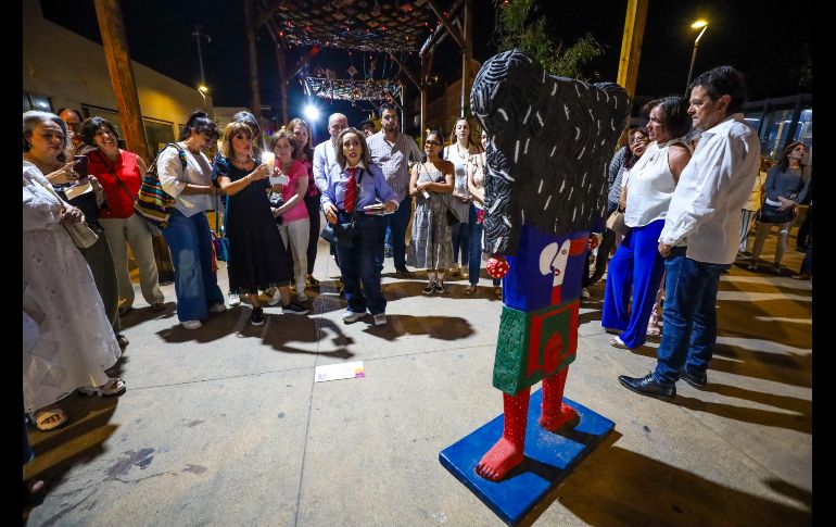 El recorrido comenzó en la Catedral de Guadalajara y terminó en las inmediaciones de El Santuario, atravesando el Paseo Fray Antonio Alcalde, donde el público asistente pudo admirar 14 esculturas de importante formato. EL INFORMADOR / A. Navarro
