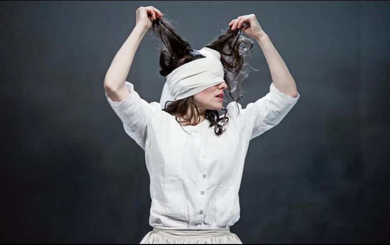 La actriz Yuriria Fanjul trabaja bajo la dirección escénica de Diego Vázquez. CORTESÍA