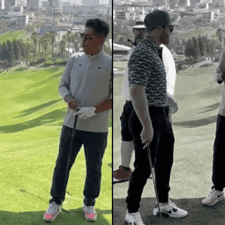 Canelo Álvarez amagó con golpear a Jorge Campos en torneo de golf | VIDEO