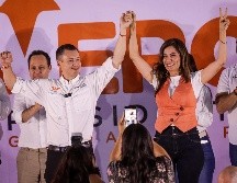 El candidato al Senado, Luis Donaldo Colosio, invitó a respaldar el proyecto de Verónica Delgadillo. EL INFORMADOR/ H. Figueroa