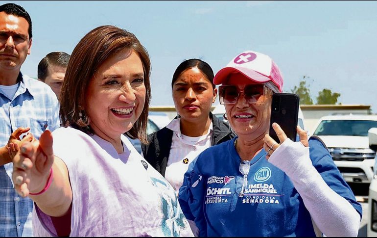 Xóchitl Gálvez, candidata de la coalición “Fuerza y Corazón por México”. ESPECIAL