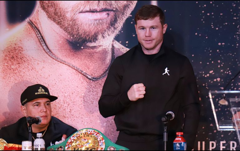 Canelo Álvarez no se cerraría a la posibilidad de pelear en Oriente Medio. EL INFORMADOR/ARCHIVO