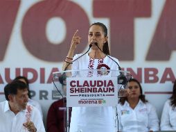 Claudia Sheinbaum Pardo, candidata a la presidencia de Mexico por la coalición 