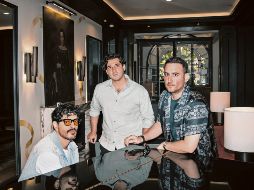 Integrantes de Reik, Bibi Marín, Julio Ramírez y Jesús Navarro. EFE