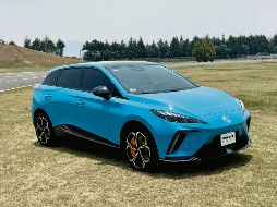 El frente del MG4 se destaca por tener líneas rectas y ángulos agudos. CORTESÍA