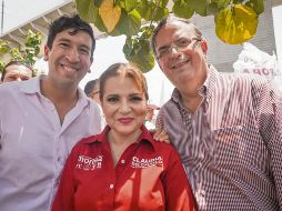 Kumamoto estuvo con Claudia Delgadillo (candidata a la gubernatura) y Marcelo Ebrard Casaubón. ESPECIAL