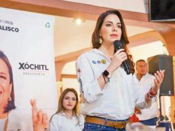 Ayer, Laura Haro hizo campaña en Jesús María y Arandas. ESPECIAL