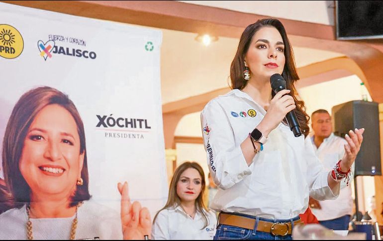 Ayer, Laura Haro hizo campaña en Jesús María y Arandas. ESPECIAL