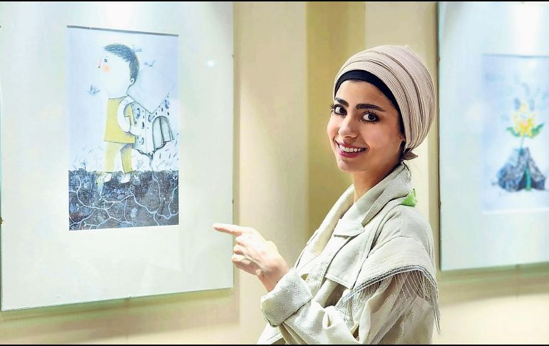 Baraa Alawoor. La ilustradora ha publicado más de 40 libros. SUN/F. Juárez