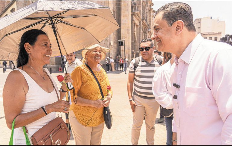 El rescate del Centro Histórico será una prioridad para Chema Martínez, aspirante al Ayuntamiento tapatío. ESPECIAL