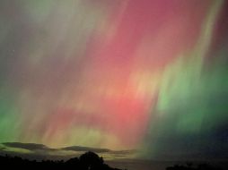 El fenómeno de la aurora pudo verse en México. EFE