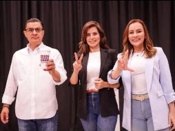 El día de ayer se llevó a cabo el debate político entre los candidatos José María Martínez, Verónica Delgadillo y Diana González. EL INFORMADOR/ H. FIGUEROA