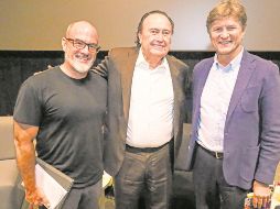 Max Káiser Arriaga (izquierda), Enrique Michel (centro) y Enrique de la Madrid (derecha), coincidieron en la importancia de que los mexicanos participen más y tomen decisiones en la vida pública. EL INFORMADOR/ A. Navarro