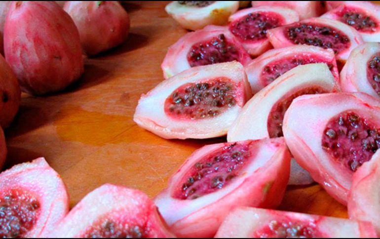 Xoconostle, un fruto que los aztecas incluían en su alimentación y que proviene del nopal. CORTESÍA