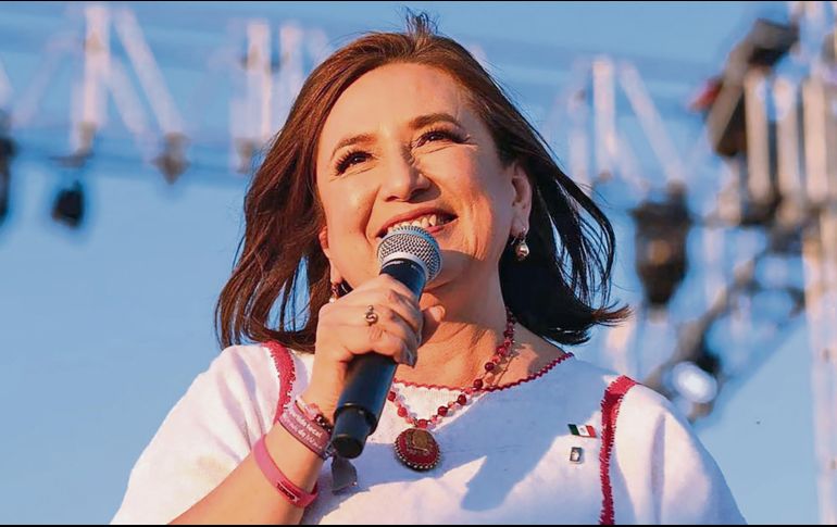 La aspirante a la Presidencia visitó el Estado de Veracruz. ESPECIAL