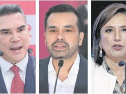 Xóchitl Gálvez le agradeció el gesto a “Alito” Moreno y dijo que respeta la decisión que tome el político emecista. SUN/AFP