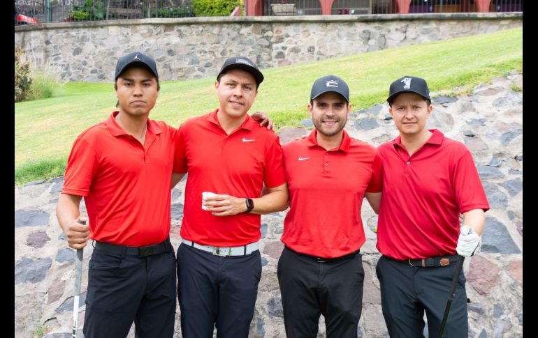 Jairo Bautista, José Herrera, Oscar Sánchez y Ulises Preciado. GENTE BIEN JALISCO/ Sergio Garibay