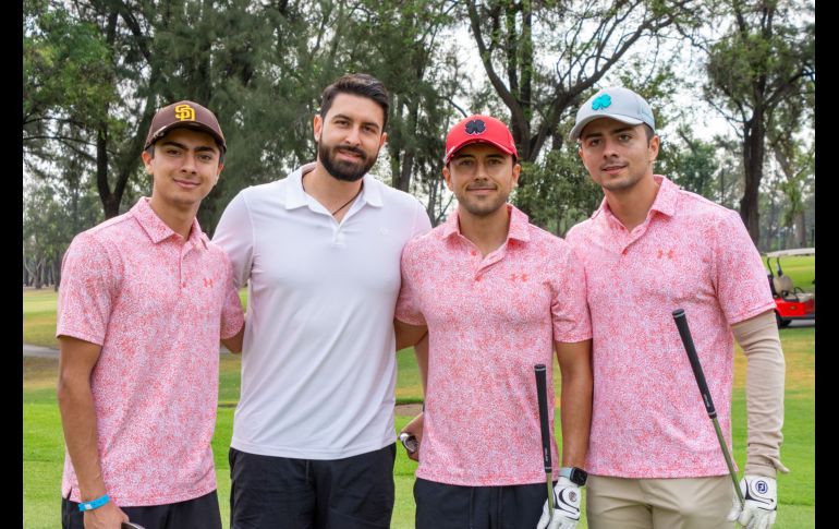 José Humberto Inzunza, Manuel Quintero Ochoa, Juan Pablo Inzunza y José Emilio Inzunza. GENTE BIEN JALISCO/ Sergio Garibay
