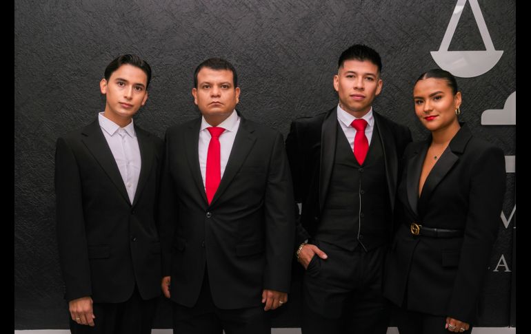 Israel Mena, Emiliano Fajardo, Kevin Murguía y Galilea Gómez. GENTE BIEN JALISCO/ Jorge Soltero