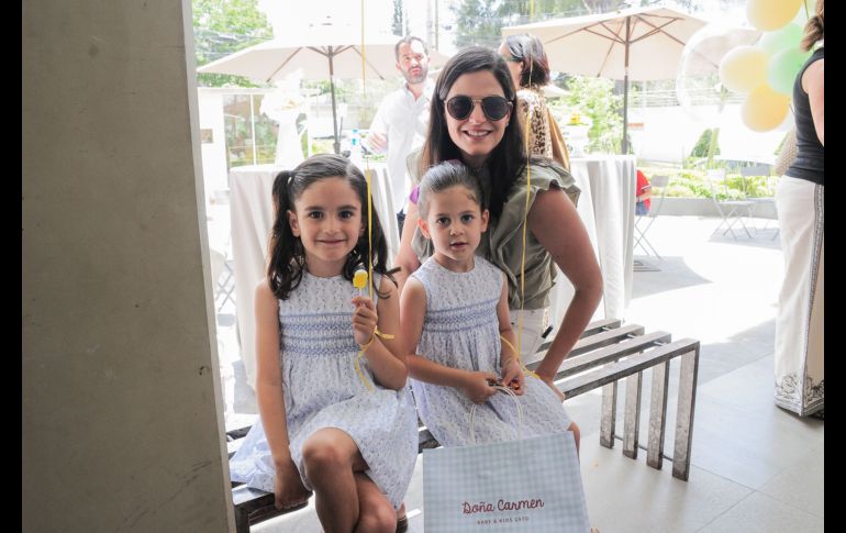 Lucía Gutiérrez, Sofía Gutiérrez y Macris Agredano. GENTE BIEN JALISCO/ Marifer Rached