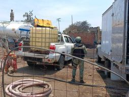 Decomisan 14 mil 600 litros de hidrocarburo en La Tinajera, Degollado. ESPECIAL