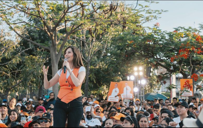 Delgadillo también platicó sus propuestas de seguridad, como más policías y videovigilancia. ESPECIAL