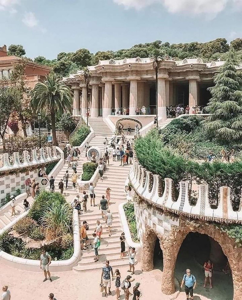 Park Güell en Barcelona. TWITTER&nbsp;