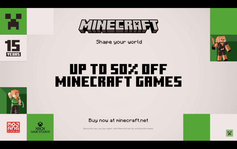 Minecraft ha tenido tanto impacto en los usuarios que tan sólo en 2023 generó más de 13 mil millones de visualizaciones en YouTube. YOUTUBE/ Minecraft