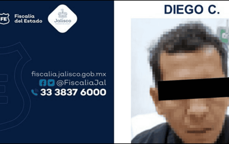 La Fiscalía de Jalisco informó que se trata de un hombre identificado como Diego C. ESPECIAL/FE