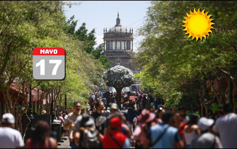 Clima Guadalajara: Se prevé que la temperatura máxima sea de 35-37 °C y la mínima entre los 18-20 °C. EL INFORMADOR / ARCHIVO