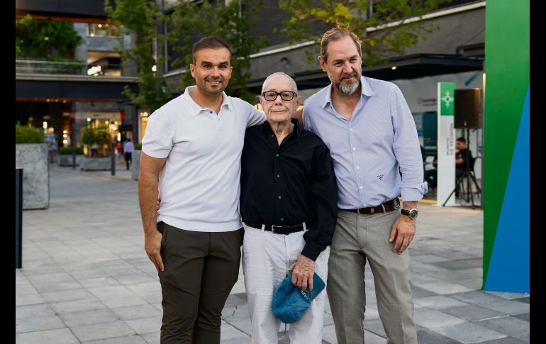 Rodrigo Hernández, Garth Evans y Salvador Cayón. GENTE BIEN/Christian Pérez.