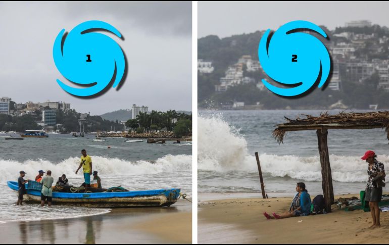 Del total de ciclones para el Pacífico que se esperan, según el pronóstico del SMN, de cuatro a cinco se prevén alcancen la categoría 1 ó 2 en la escala Saffir-Simpson; mientras que de tres a cuatro alcanzarían las categorías 3, 4 ó 5. EFE / ARCHIVO